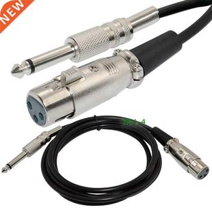 Male 6FT Mono 4inch Cable Female Phono XLR