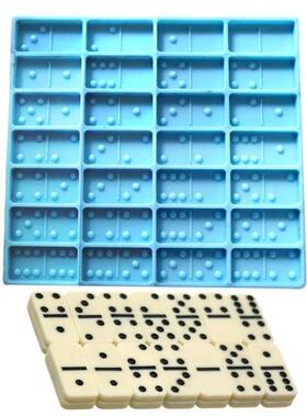 DIY Silicone Mould Dominoes Game Play Epoxy Resin Molds Game