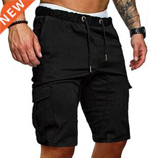 Cargo Shorts Men Cotton Bermuda Male Summer Military Style S
