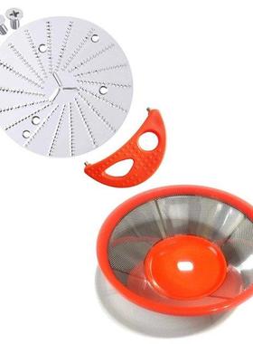 Replace the Stainless Steel Filter, Cutter Head, Screw, Cres