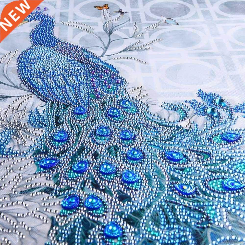 5d diamond embroidery animal peacock flower special shaped d
