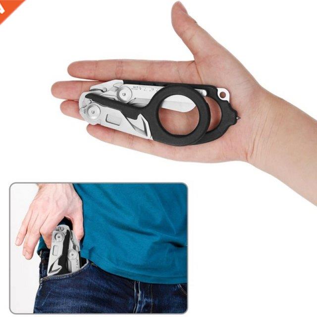 Multfunctonal Plers Outdoor Survval Tool Combnaton Sc