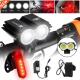 Front Headl LED Bike Lamp Bicycle Black Light Cycling