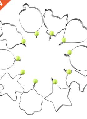 10pcs Stainless Steel Fried Egg Pancake Shaper Omelette Mold