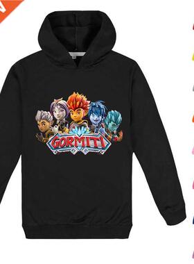 2-16Y Spring Autumn Game Gormiti Hoodie Kids Full Sleeve Pul