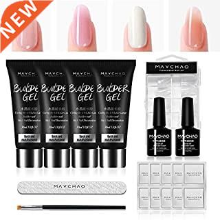 MAYCHAO Poly Gel Nail Extension Gel Kit, Nail uilder Gel En