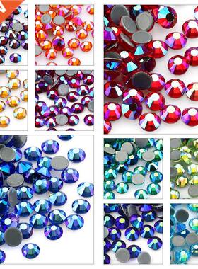 SS6-SS0 Multi-color Crystal AB Hot Fix Rhinestone Crystal S