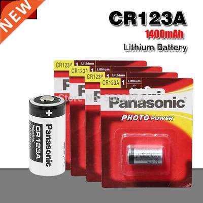 4pcs Lithiu battery CR123 CR123A CR17345 3v Non-rechargeab