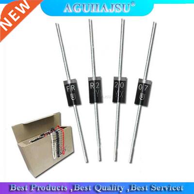 100pcs DO-15 FR207 Rectifier Diode 2A 1000V New original