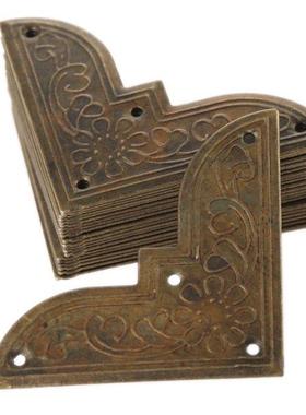 20 Pcs Antique Corner Protector Furniture Fittings Book Scra