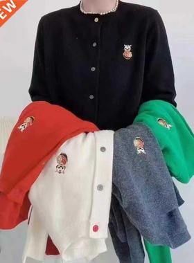 New cashere sweater in autun and winter woen's loose thic