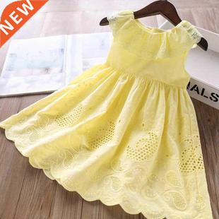 Dresses Cotton New Embroide Summer Girls& 2022 Children