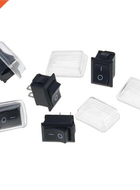 5PCS Black Push Button Mini Switch 6A-10A 110V 250V 2Pin Sna