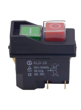 4 Pin 16A KLD-28 Push Button Switch Industrial Electromagnet