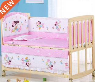 5Pcs/Set Cartoon Animal Baby Crib Bed Bumper For Newborns In