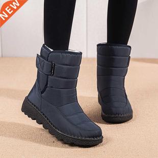Women Boots Comfortable Snow Boots Women Round Toe Shoes Wom