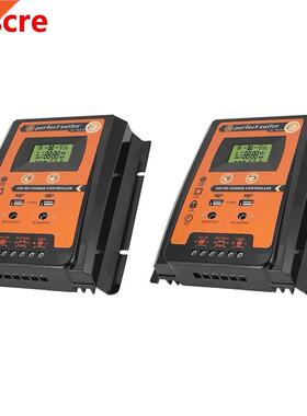 50A/70A 12V 24V Solar Charge Controller LCD Dual USB Solar R
