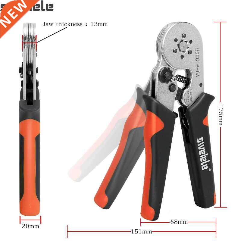 Tubular Terminal Crimping Tool Crimping Pliers HSC8 6-4A 0