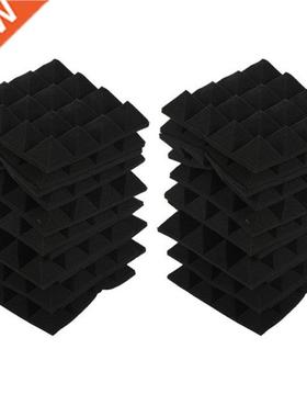 24PCS 250X250X50mm Studio Acoustic Foam Soundproof Absorptio