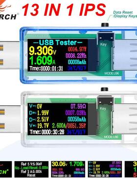 12/13 in 1 usb tester dc power meter digital voltmeter volti