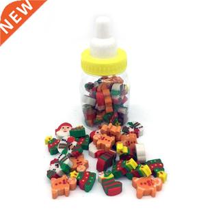Tablets Milk Animal Christma Fruit Eraser 1pc Bottle