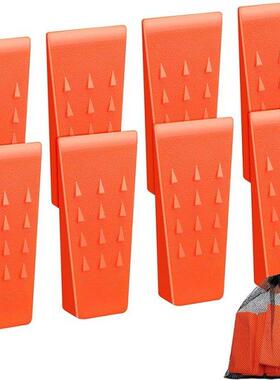 8 Pieces 5.5 Inch Tree Felling Wedges Spiked Wedge Plastic W