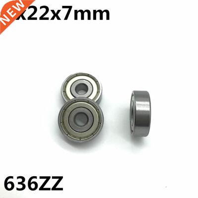 10Pcs 636ZZ 636-2Z 6x22x7 mm Deep groove ball bearing Miniat