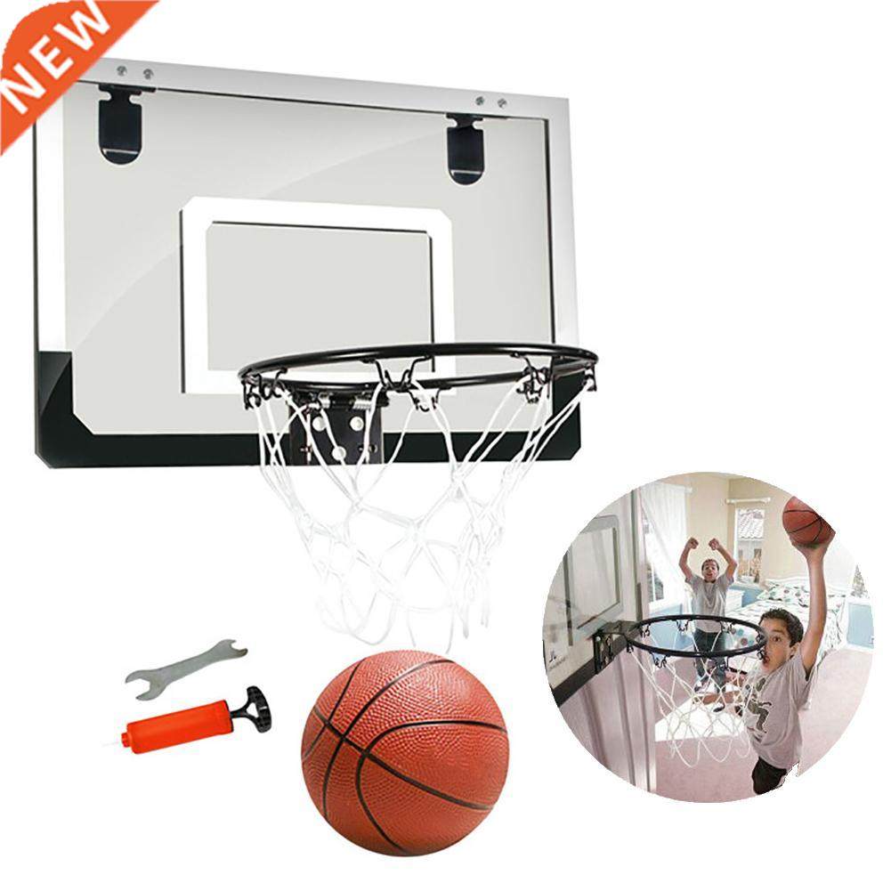 Home Dormitory Door Wall Mounted Mini Basketball Hoop Net wi