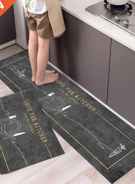New Hot Sale Kitchen Floor Mat Tableware Pattern Entrance Do