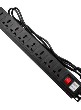 2021 New 1U PDU 8 Outlet Metal Power Strip Surge Protector 2