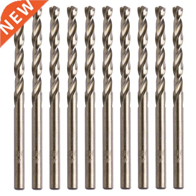 10Pcs/Set 4.5mm M35 Triangle Shank HSS-Co Cobalt Twist Drill