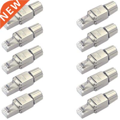 RJ45 Cat7 Connectors Tool-Free Reusable Shielded Ethernet Te