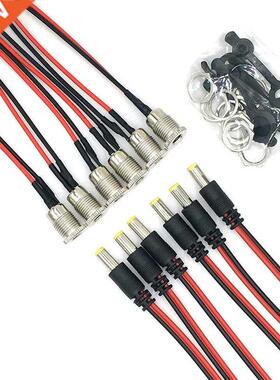 6 Pcs DC Power Socket Female Socket Cord Length 15cm 5.5X2.1