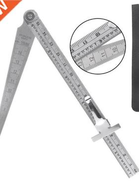 Stainless Steel Taper Welding Feeler Gauge Gage Depth Ruler
