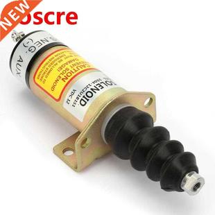 Engine Shut off 12V Solenoid Housing Stop Replacement Steel