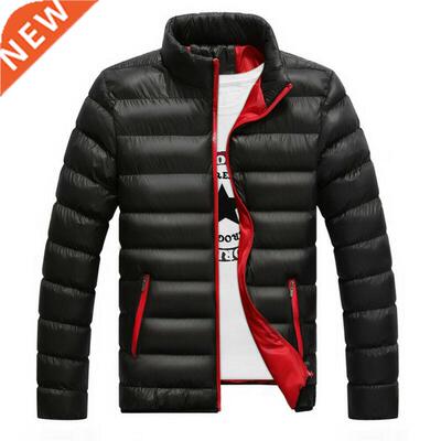 2020 Winter Warm Men Parkas Coat Stand Collar Outerwear Casu