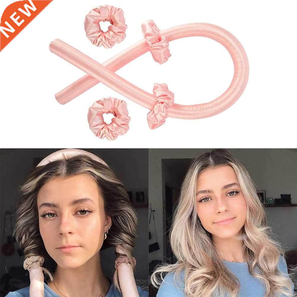 Heatless Curling Rod Headband Lazy Curler Silk Curling Ribbo