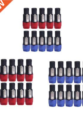 Alloyseed 10Pcs / Lot 4-Pole 4Pin Nl4fc Ohm Connector Speake