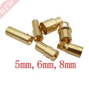 Gold Ban 5.0mm Bullet Female Male Brass 8.0mm 6.0mm 5Pairs