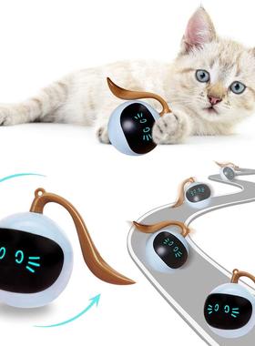 Automatic Cat Ball Toys Interactive Electric USB Rechargeabl