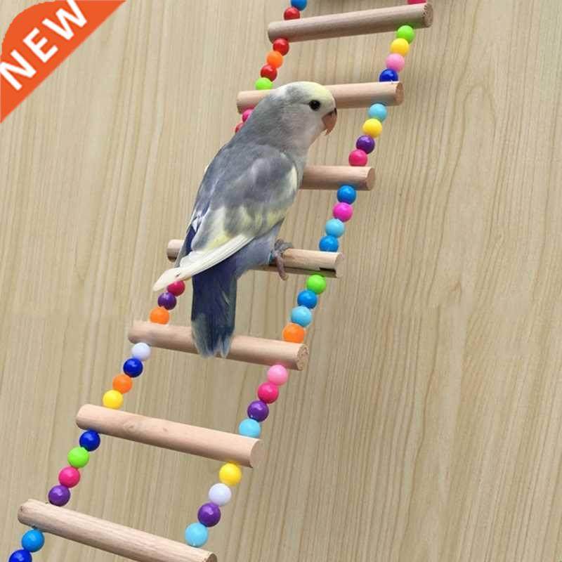 Birds Pets Parrots Ladders Climbing Toy Hanging Colorful Bal