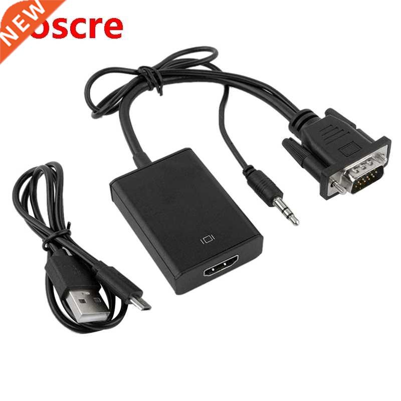 VGA to HDMI Adapter, 1080P VGA Male Input to HDMI Female Out