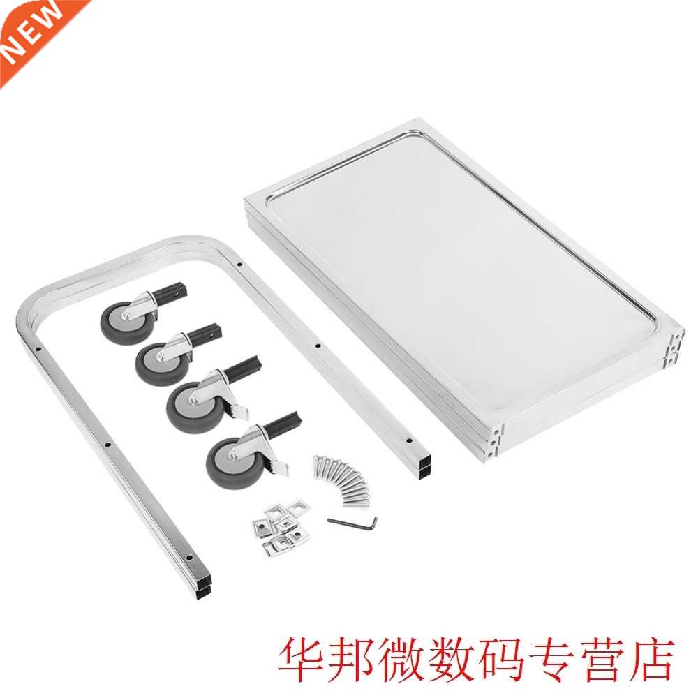 Large 3 Tier Stainless Steel Catering Trolley Cart Serving C