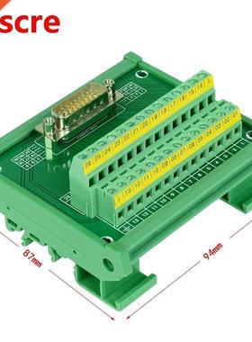 DB26 D-Sub DIN Ril Mount Interfce Module , DB26 mle Brek
