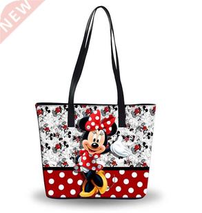 cartoon handbags foldable travel storage bag ladies shoulder