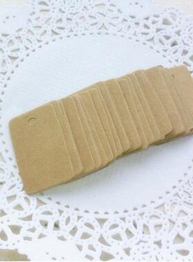 100Pcs Cardboard Blank price Hang tag Retro Kraft Gift Hang