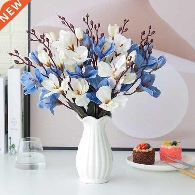 5 Forks 20 Heads Tangpu Simulation Bouquet Magnolia Home Dec