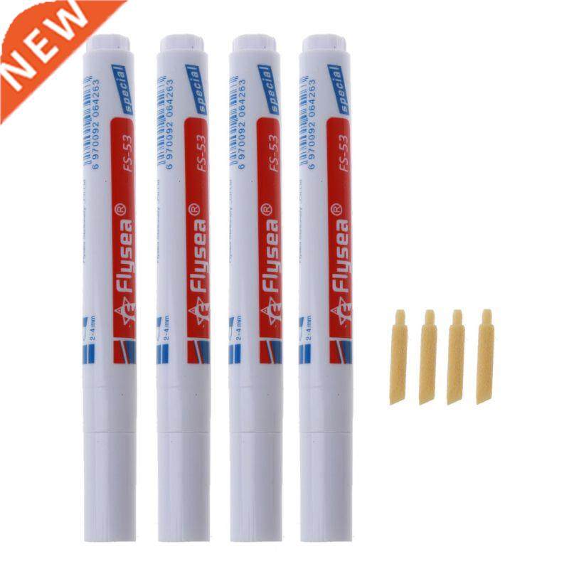 4Pcs Tile Grout Pen White Grout Renew Repair Marker with Rep