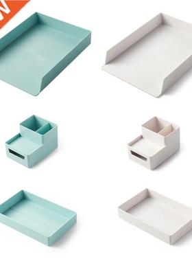 A4 Paper Organizer Document Plastic Case Tale Desk Storage