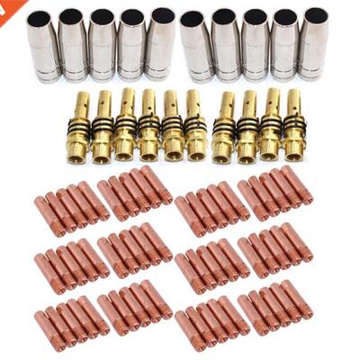 80PCS CO2 Mig Welding Torch Air-Cooled 15AK Contact Type So